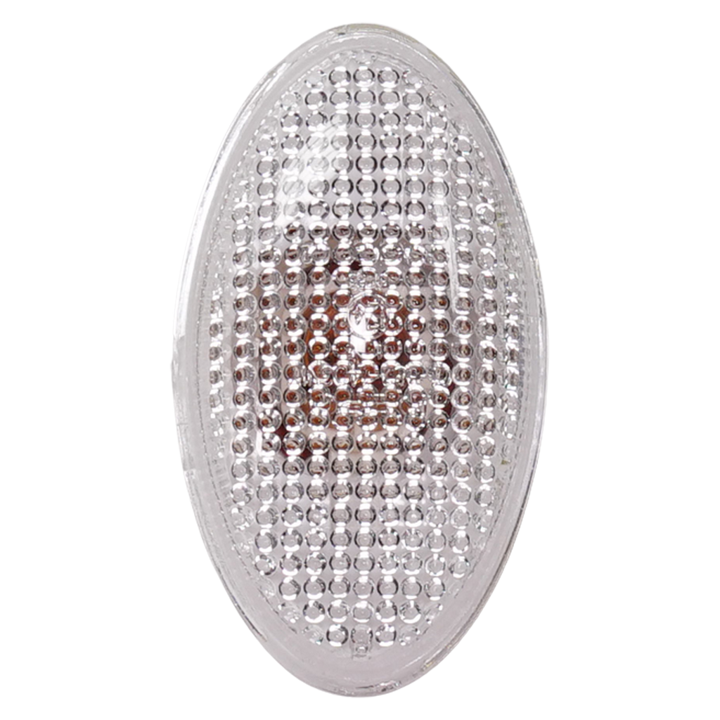 COOPER 02-08 FRONT SIDE MARKER LAMP RH=LH, Assembly, Repeater Lamp, Clear Lens - CAPA