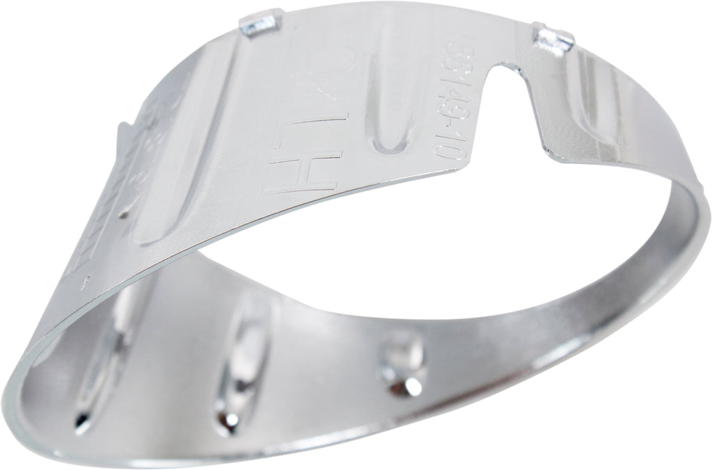 COOPER 11-15 FRONT FOG LAMP MOLDING LH, Chrome, w/o JCW Pkg, Base Model, Convertible/Coupee/(HB 11-13)/Wgn