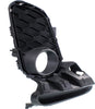 MAZDA 3 12-13 FRONT FOG LAMP MOLDING RH, Primed, Smooth Black, w/ Fog Light Hole, Hatchback/Sedan