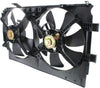 LANCER 08-17 RADIATOR FAN ASSEMBLY, Dual Fan, w/o Turbo, (Exc. Evolution/Ralliart Models)