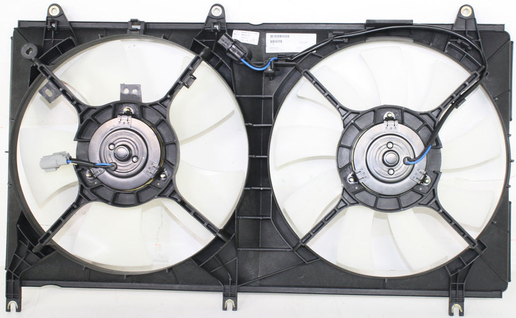 GALANT 04-05/09-12 RADIATOR FAN ASSEMBLY, Dual Fan, 2.4L Eng., (w/o Calif Emission, 09-11)