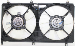 GALANT 04-05/09-12 RADIATOR FAN ASSEMBLY, Dual Fan, 2.4L Eng., (w/o Calif Emission, 09-11)