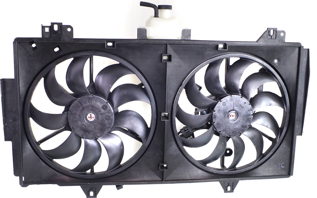 MAZDA 6 11-13 RADIATOR FAN ASSEMBLY 2.5L, Includes Coolant tank