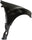 MAZDA 6 09-13 FRONT FENDER RH, Primed, USA Built Vehicle, Steel