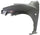 MAZDA 3 10-11 FRONT FENDER LH, Primed, Hatchback (2.0L/2.5L Eng.)/Sedan, w/ Stone Guard and Side Signal Light
