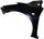 MAZDA 2 11-11 FRONT FENDER LH, Primed, w/o Rocker Molding Hole