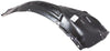 RX-8 09-11 FRONT FENDER LINER RH, Rear Section