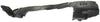 CLK-CLASS 00-03 FRONT FENDER LINER LH, Rear Section, Convertible, w/ Sport Package, (208) Chassis