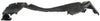 CLK-CLASS 00-03 FRONT FENDER LINER LH, Rear Section, Convertible, w/ Sport Package, (208) Chassis