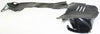 CLK-CLASS 00-03 FRONT FENDER LINER RH, Rear Section, Convertible, w/o Sport Package (208) Chassis