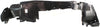 CLK-CLASS 00-03 FRONT FENDER LINER LH, Rear Section, Convertible, w/o Sport Package, (208) Chassis