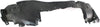 CLK-CLASS 00-02 FRONT FENDER LINER LH, Rear Section, Coupe, w/o Sport Package, (208) Chassis
