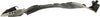 CLK-CLASS 00-02 FRONT FENDER LINER LH, Rear Section, Coupe, w/o Sport Package, (208) Chassis