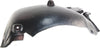 S-CLASS 07-13 FRONT FENDER LINER RH, Rear Section