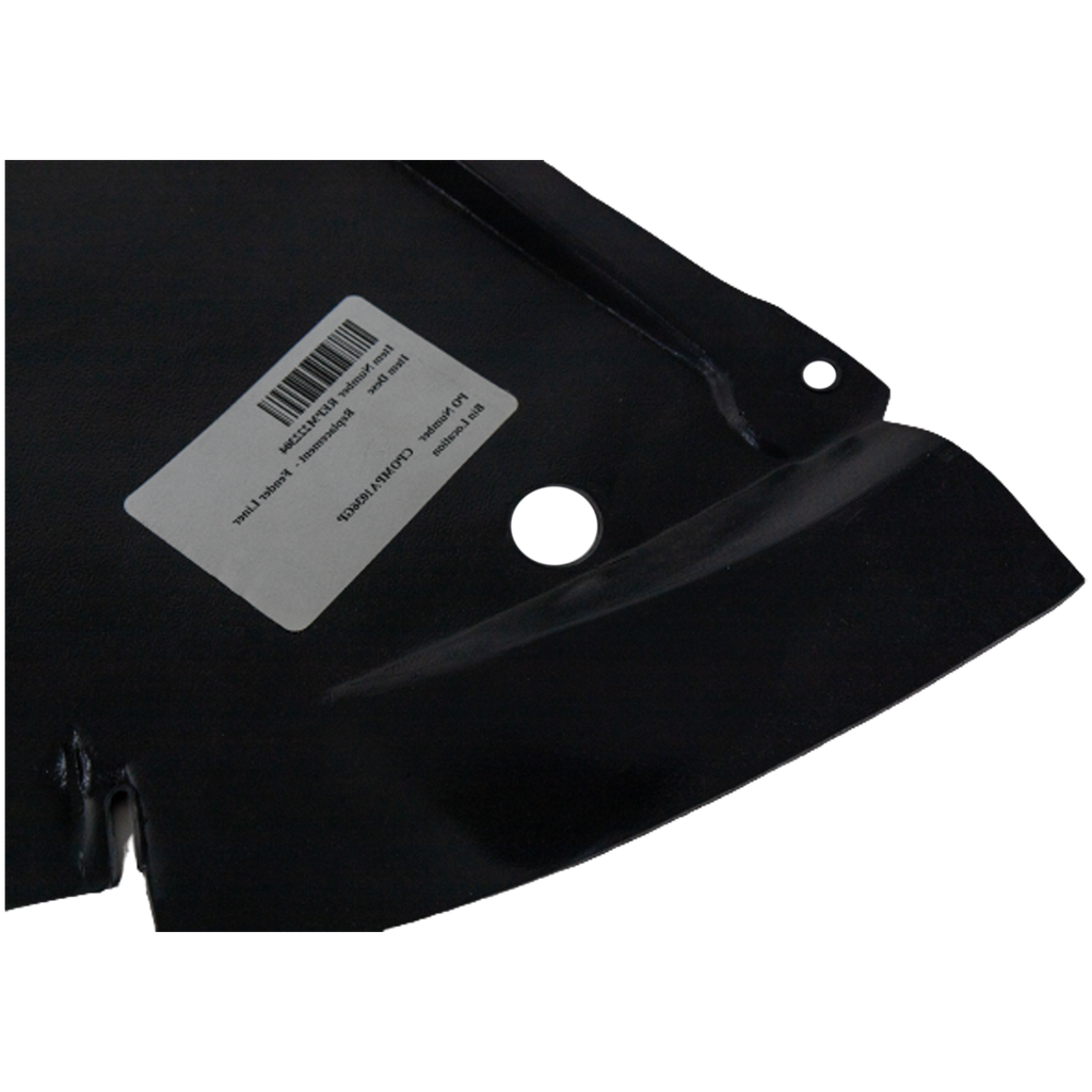 SL-CLASS 03-06 FRONT FENDER LINER RH, Front Lower Section