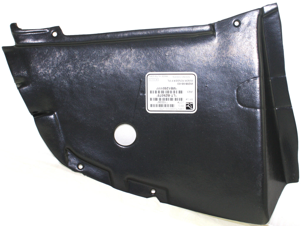 CLK-CLASS 00-03 FRONT FENDER LINER LH, Front Section, (208) Chassis