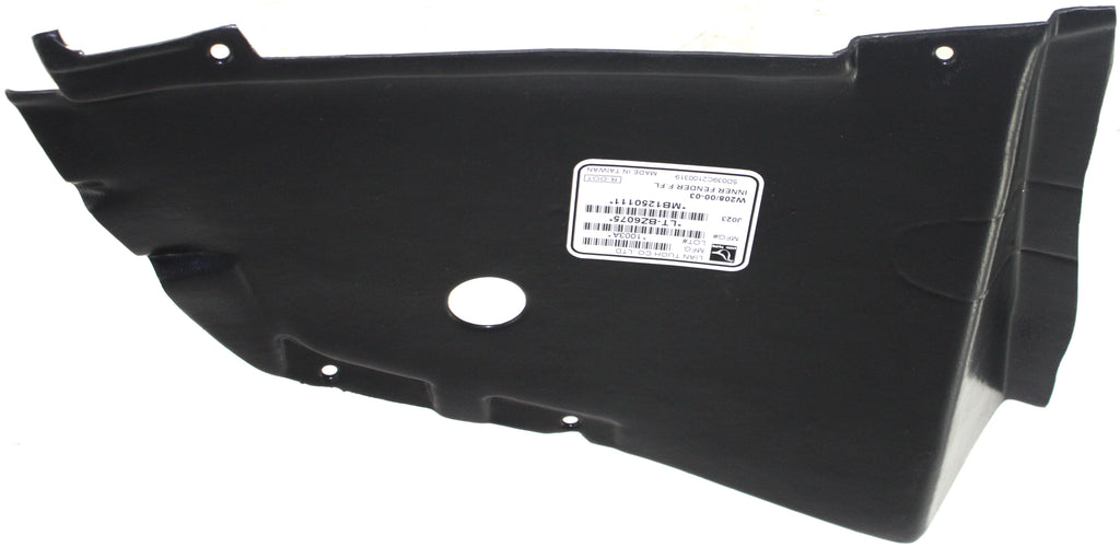 CLK-CLASS 00-03 FRONT FENDER LINER LH, Front Section, (208) Chassis