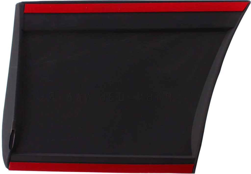 GRAND MARQUIS 98-11 FENDER MOLDING, Front, LH, Black, LS Model