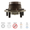 MAZDA 6 03-04/MILAN 11-11 REAR HUB ASSEMBLY RH=LH, 5 Studs, 5 x 114.3 mm Bolt Pattern