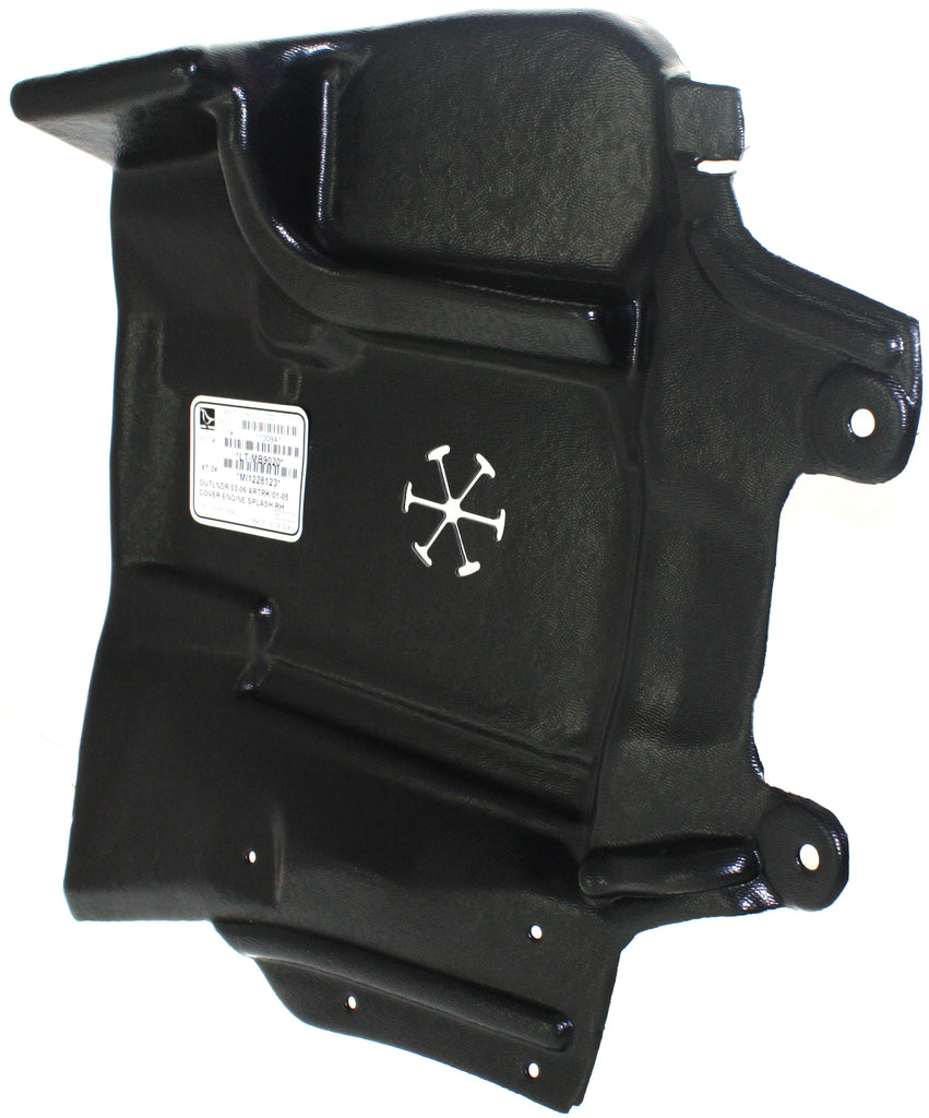 OULTANDER 03-06 ENGINE SPLASH SHIELD, Under Cover, RH