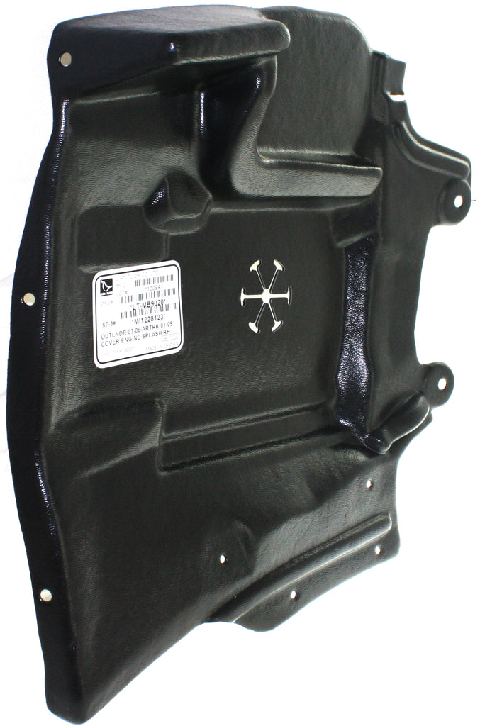 OULTANDER 03-06 ENGINE SPLASH SHIELD, Under Cover, RH