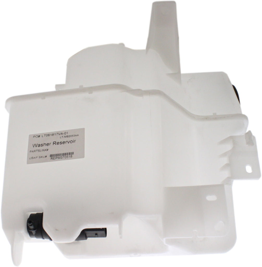 LANCER 08-14 WASHER RESERVOIR, Assy, w/ Pump, Inlet, and Cap, Except Sportback/Evolution Models