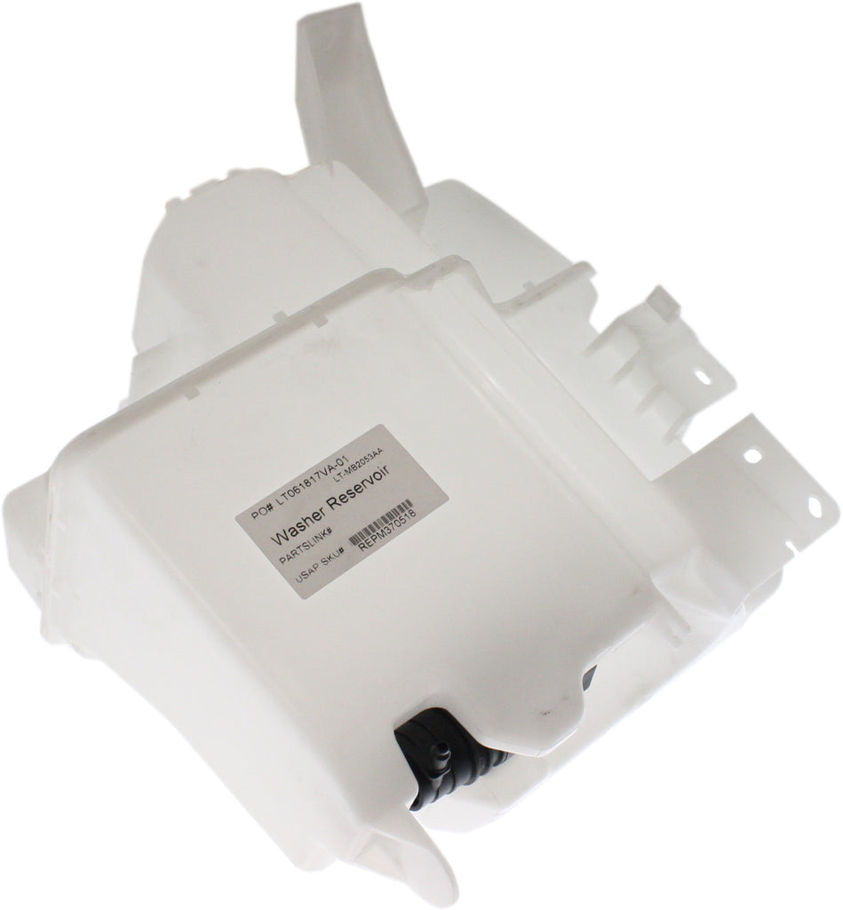LANCER 08-14 WASHER RESERVOIR, Assy, w/ Pump, Inlet, and Cap, Except Sportback/Evolution Models