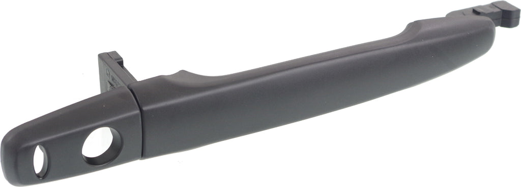 OUTLANDER 07-13/LANCER 08-17 FRONT EXTERIOR DOOR HANDLE LH, Prmd Blk, Handle+Cover, w/ Keyhole, w/ Smart Entry