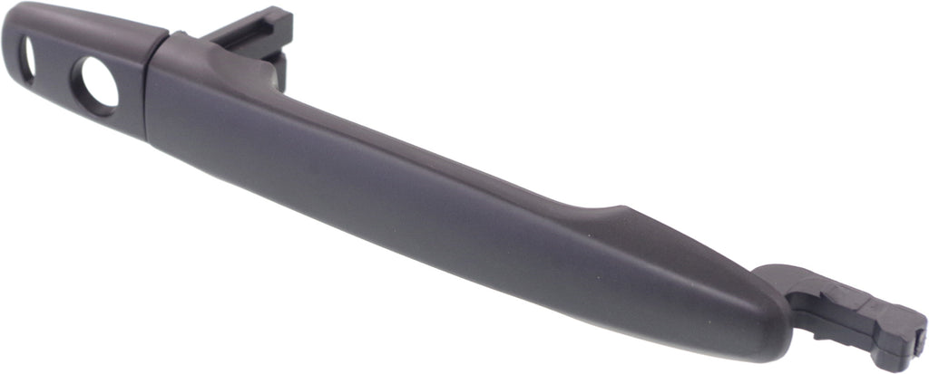 OUTLANDER 07-13/LANCER 08-17 FRONT EXTERIOR DOOR HANDLE LH, Prmd Blk, Handle+Cover, w/ Keyhole, w/ Smart Entry
