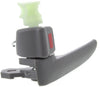 MAZDA 3 04-09 FRONT INTERIOR DOOR HANDLE LH, Gray, Plastic (=REAR)