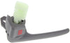 MAZDA 3 04-09 FRONT INTERIOR DOOR HANDLE LH, Gray, Plastic (=REAR)
