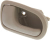 MAZDA 626 93-97/PROTEGE 95-03 FRONT INTERIOR DOOR HANDLE LH, Beige, Plastic (=REAR)