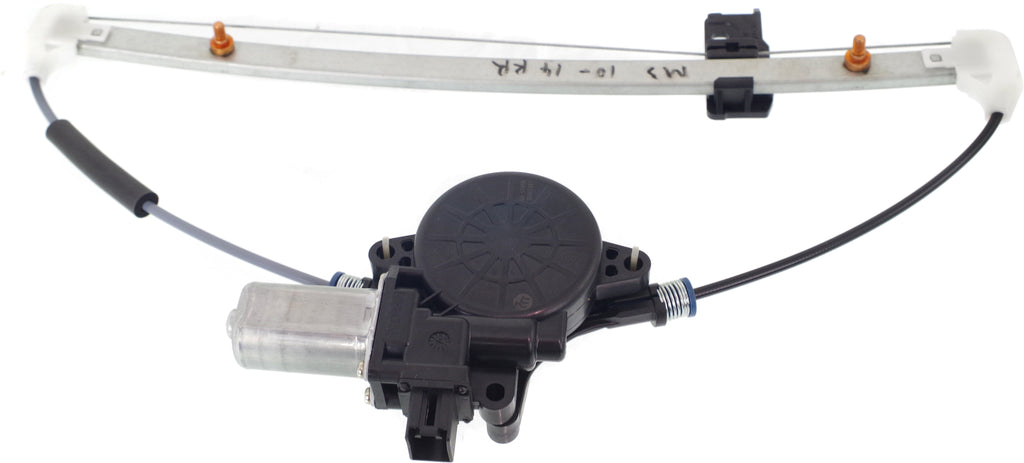 MAZDA 3 10-13 REAR WINDOW REGULATOR RH, Power, w/ Motor, 2 Pins, Sedan/Hatchback