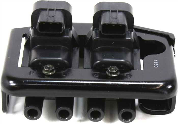 PROTEGE 99-00 IGNITION COIL, Assembly, 12 Volts, Blade Terminal, Coil Pack