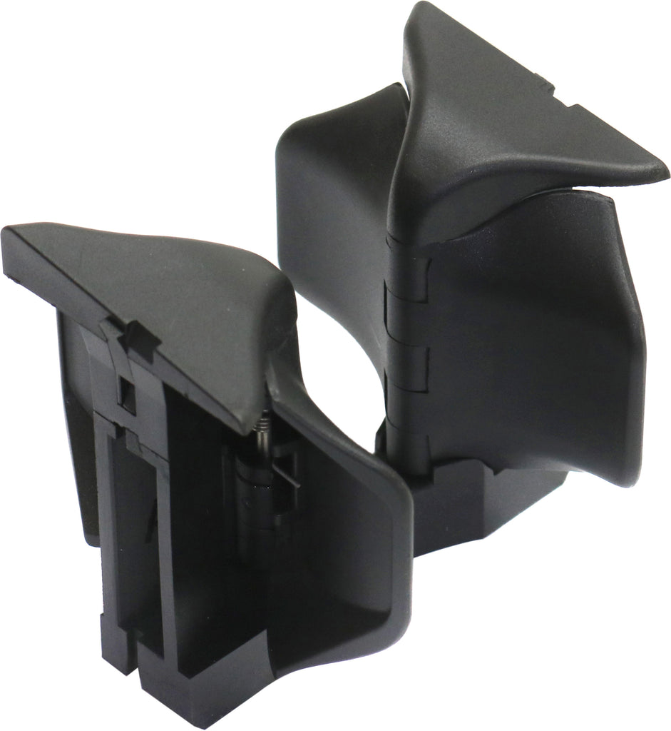 C-CLASS 08-14 CUP HOLDER INSERT, Front, Black, Plastic, Slide-In attachment style