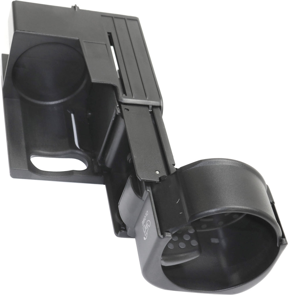E-CLASS 03-09 / CL-CLASS 06-11 CUP HOLDER, Front, Black, Plastic, Press-In attachment Style