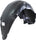 E-CLASS 04-09 REAR FENDER LINER RH, Skirt, Wheelhouse, Wagon