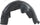 E-CLASS 04-09 REAR FENDER LINER LH, Skirt, Wheelhouse, Wagon