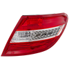 C-CLASS 08-11 TAIL LAMP RH, Assembly, w/ LED Turn Signal, w/ Curve Lighting, USA Type