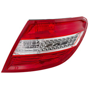 C-CLASS 08-11 TAIL LAMP RH, Assembly, w/ LED Turn Signal, w/ Curve Lighting, USA Type