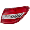 C-CLASS 08-11 TAIL LAMP RH, Assembly, w/ LED Turn Signal, w/ Curve Lighting, USA Type