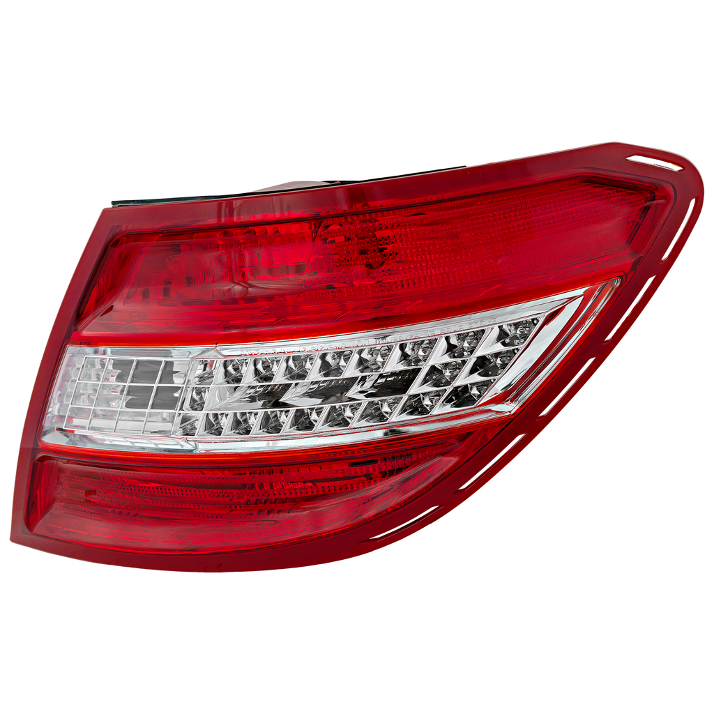 C-CLASS 08-11 TAIL LAMP RH, Assembly, w/ LED Turn Signal, w/ Curve Lighting, USA Type