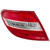 C-CLASS 08-11 TAIL LAMP LH, Assembly, w/ LED Turn Signal, w/ Curve Lighting, USA Type