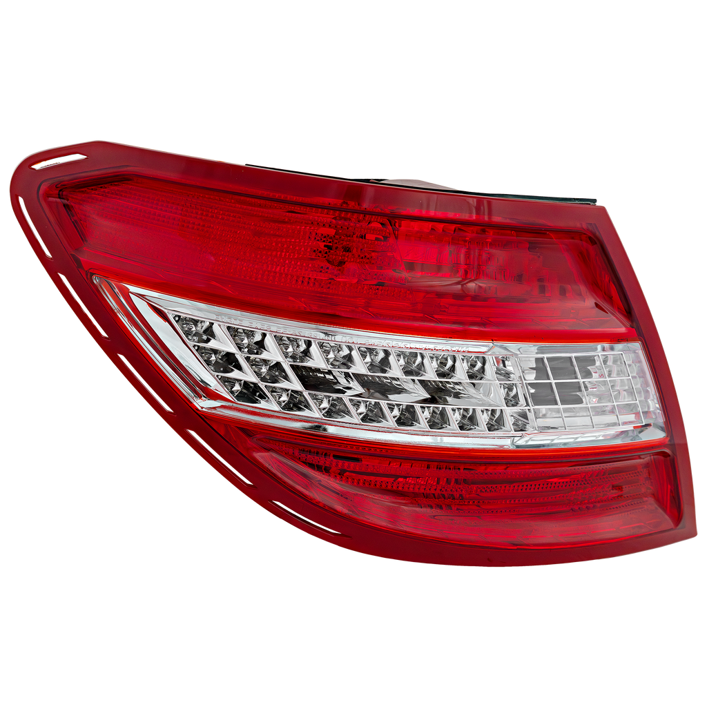 C-CLASS 08-11 TAIL LAMP LH, Assembly, w/ LED Turn Signal, w/ Curve Lighting, USA Type