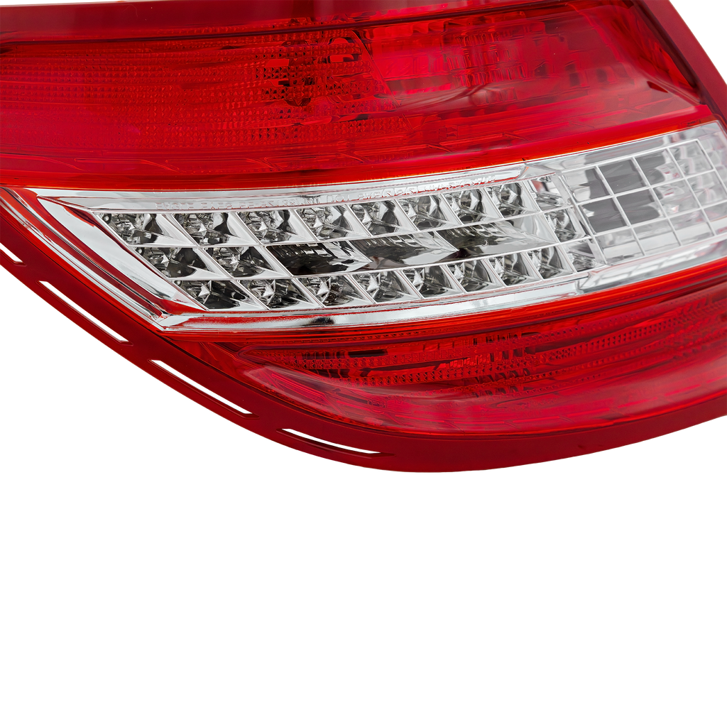 C-CLASS 08-11 TAIL LAMP LH, Assembly, w/ LED Turn Signal, w/ Curve Lighting, USA Type
