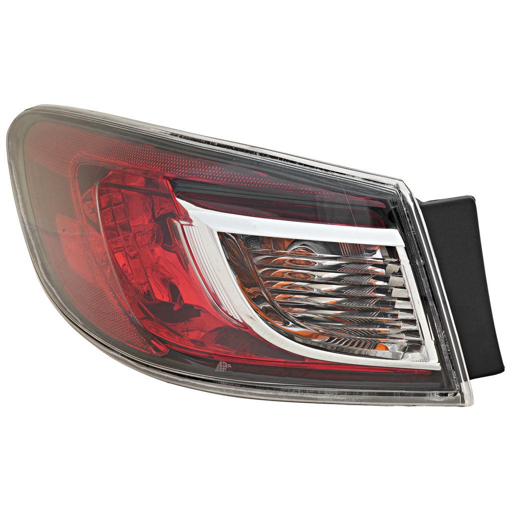 MAZDA 3 10-13 TAIL LAMP LH, Outer, Assembly, Halogen/Standard Type, Sedan - CAPA