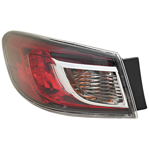 MAZDA 3 10-13 TAIL LAMP LH, Outer, Assembly, Halogen/Standard Type, Sedan - CAPA