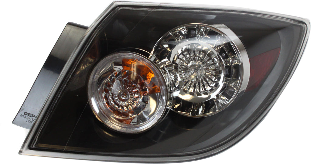 MAZDA 3 05-09 TAIL LAMP RH, Outer, Assembly, LED Type, Hatchback