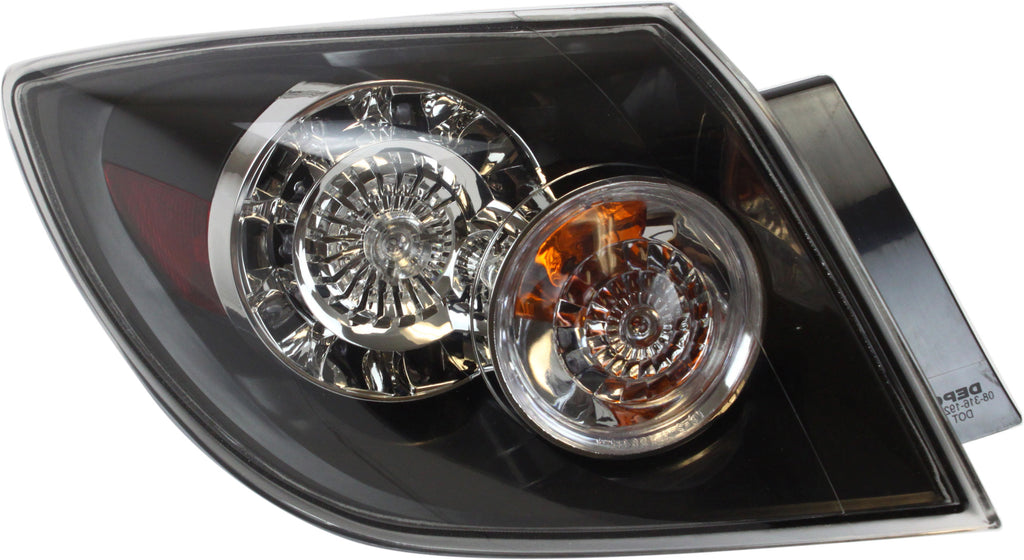 MAZDA 3 05-09 TAIL LAMP LH, Outer, Assembly, LED Type, Hatchback