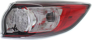 MAZDA 3 10-13 TAIL LAMP RH, Outer, Assembly, LED Type, Hatchback